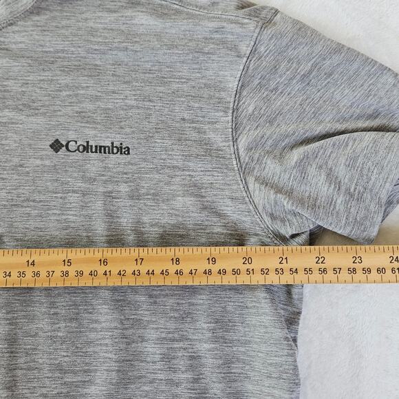 Columbia Sportswear Mens Large Gray Omni-Wick Short Sleeve Performance Tee Shirt - Picture 9 of 9